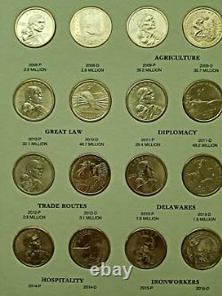 Sacagawea / Native American Dollars Complete Set Unc. 2000-2024 P & D in Folder
