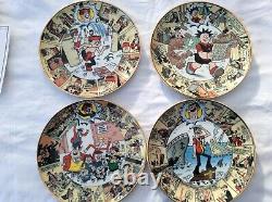 Set Of 12 Danbury Mint PlatesThe Beano Collection (Complete And Mint)