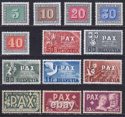 Switzerland 447/59 Pax Set, Complete, Mint