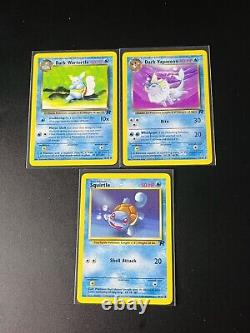 Team Rocket Near Complete Set Of Pokémon Cards Rares Uncommon Commons