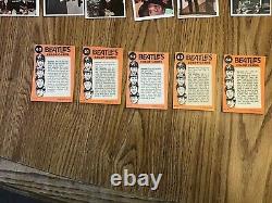 The Beatles complete set of 1964 Topps Color Cards in near mint- cond with wrapper