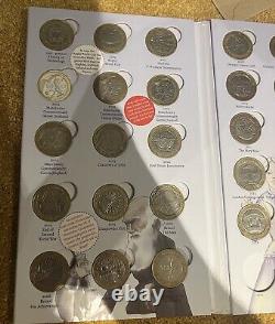 The Royal Mint Album £2 Pound Coin Complete Almost Full Set RARE