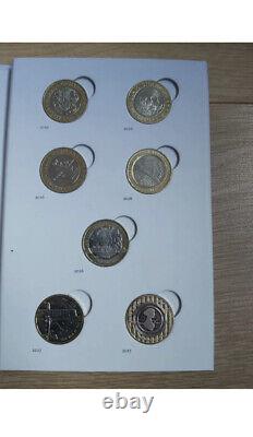The Royal Mint Album £2 Pound Coin Complete Full Set RARE Inc Commonwealth