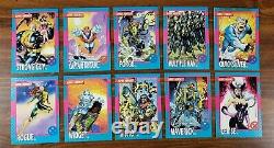 Toy Biz Promo Card COMPLETE SET 1992 X-Men Series 1 Impel Variant Lot
