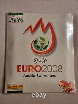 UEFA EURO 2008 ALBUM PANINI + COMPLETE SET FACTORY SEALED MINT ed. ITA