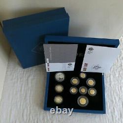 UK 2012 ROYAL MINT DIAMOND JUBILEE 10 COIN SILVER PROOF SET complete