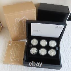 UK 2017 FIRST WORLD WAR 6 x SILVER PROOF £5 CROWN SET complete