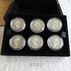 UK 2017 FIRST WORLD WAR 6 x SILVER PROOF £5 CROWN SET complete