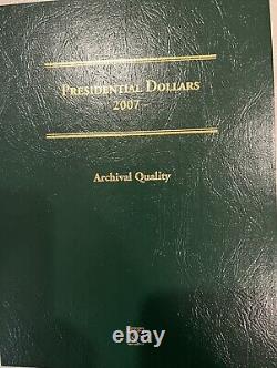 US Presidential Dollar P- Mint Complete Set BU withLittleton Folder