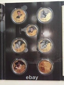 V. V RARE Elvis King of Rock n' Roll GOLD Coins MINT CONDITION & COMPLETE SET