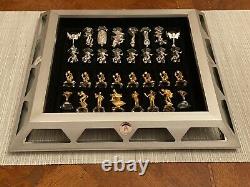 Vintage 1989 Paramount Official Franklin Mint STAR TREK Chess Set Complete / LOT