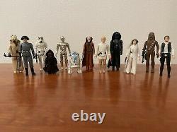 Vintage Star Wars First 12 Set 1977 A New Hope Lot, All Complete, No Repro