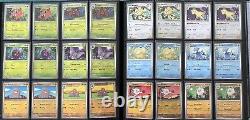 WHITE 100% Complete Pokemon 151 Master Base Set NO SAR Reverse Holo & EX incl