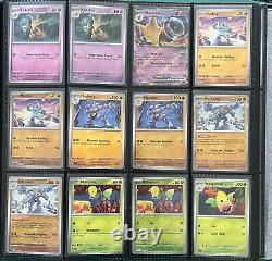 WHITE 100% Complete Pokemon 151 Master Base Set NO SAR Reverse Holo & EX incl