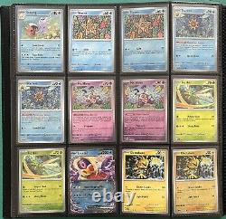 WHITE 100% Complete Pokemon 151 Master Base Set NO SAR Reverse Holo & EX incl