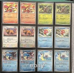 WHITE 100% Complete Pokemon 151 Master Base Set NO SAR Reverse Holo & EX incl