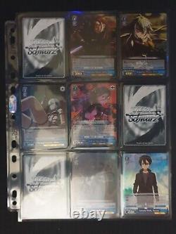 Weiss Schwarz Sword Art Online II Cards SAO/SE23 Near Complete Set With Holo's