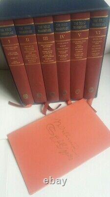 William Shakespeare The Complete Plays Folio Society 6 Vol Set 1986 Mint