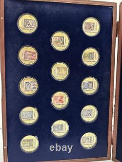 Windsor Mint Complete Set Of Gold Plated Coins HM QEII On Banknotes