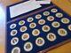 Windsor Mint Napolean Complete Set Of 24 Coins Gold Plated Pad Proof
