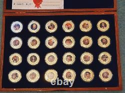 Windsor Mint Pirates of the Seven Seas Complete Set Coins Gold Plated Pad Proof