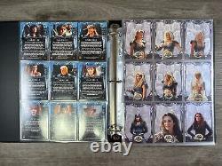 Xena Beauty & Brawn Card Set Complete Base Set + Chase Card Sets + Binder