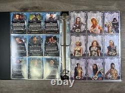 Xena Beauty & Brawn Card Set Complete Base Set + Chase Card Sets + Binder