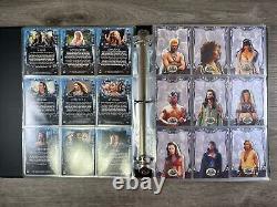 Xena Beauty & Brawn Card Set Complete Base Set + Chase Card Sets + Binder