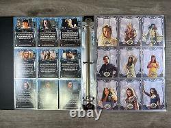 Xena Beauty & Brawn Card Set Complete Base Set + Chase Card Sets + Binder