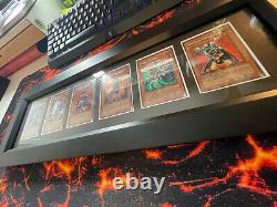 Yu-Gi-Oh! - 2004 Tin Promo Card's CT1-EN001 CT1-EN006 Complete Set Framed Mint