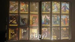 Zelda Enterplay Trading Cards Complete Set including all Gold and silver Holos